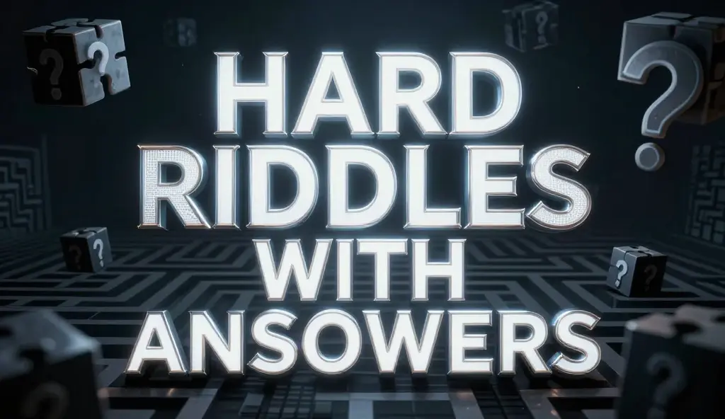 hard riddles with answers