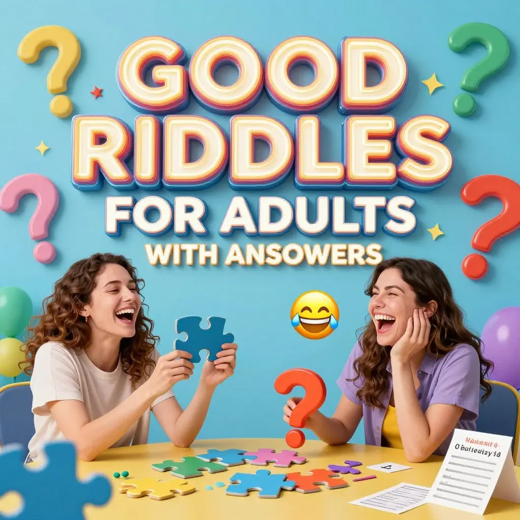 good riddles for adults