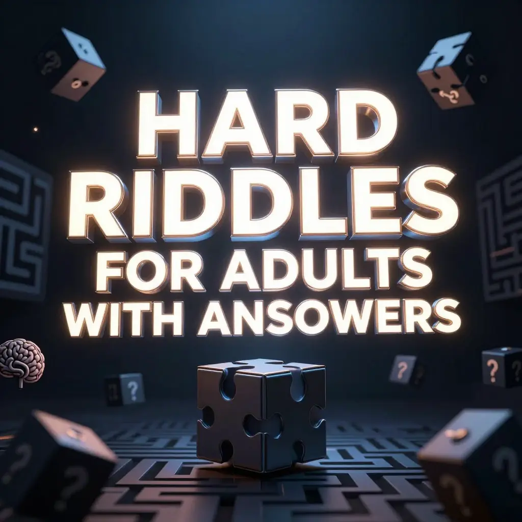 hard riddles for adults