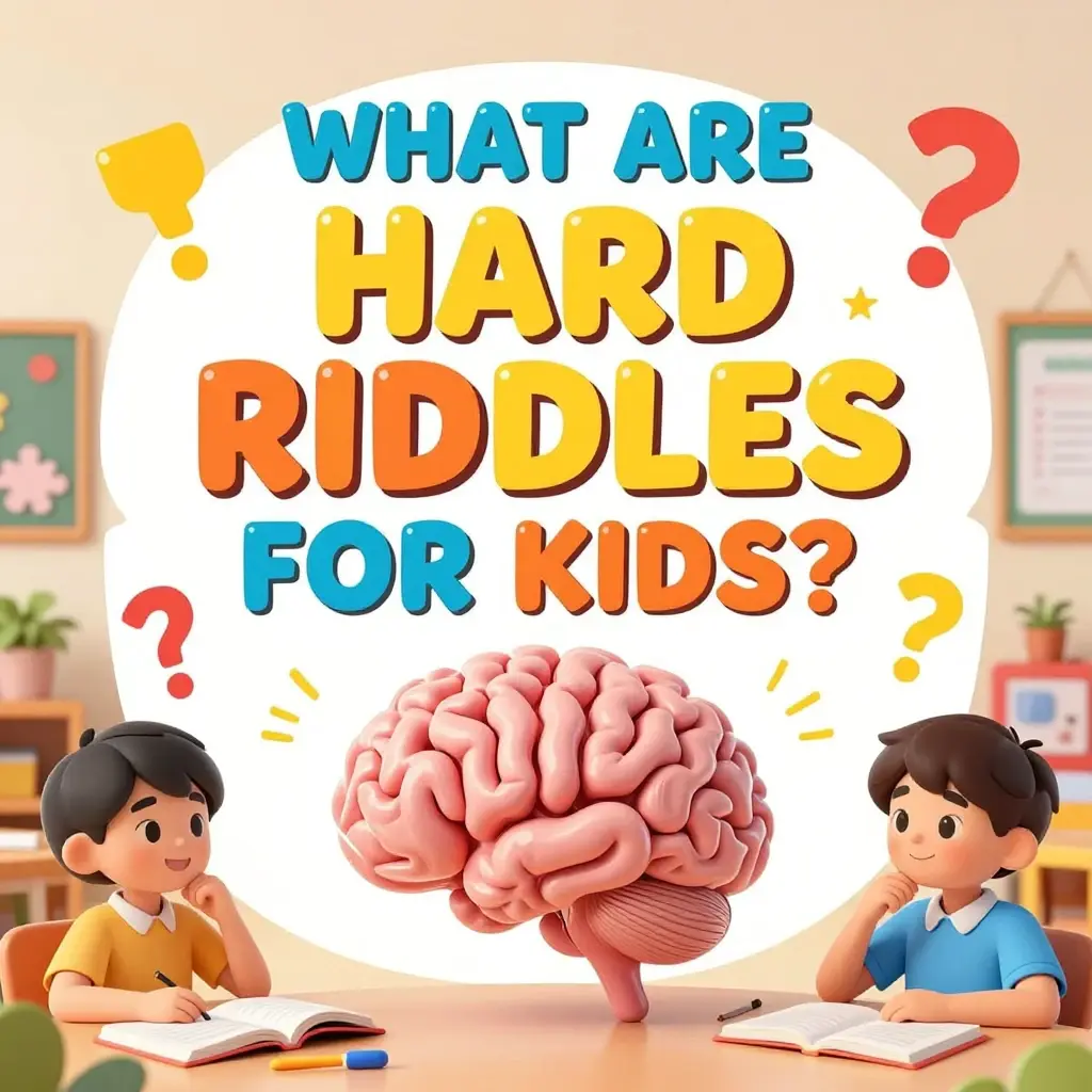 hard riddles for kids