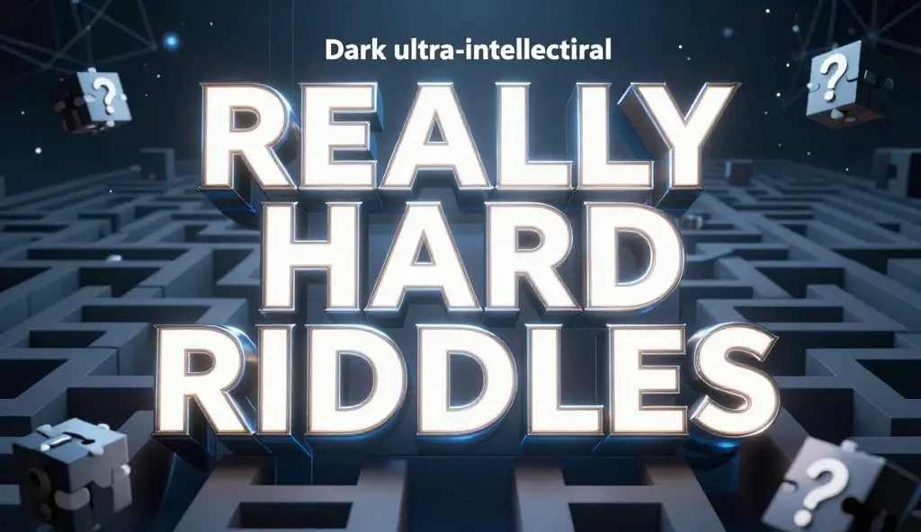 really hard riddles
